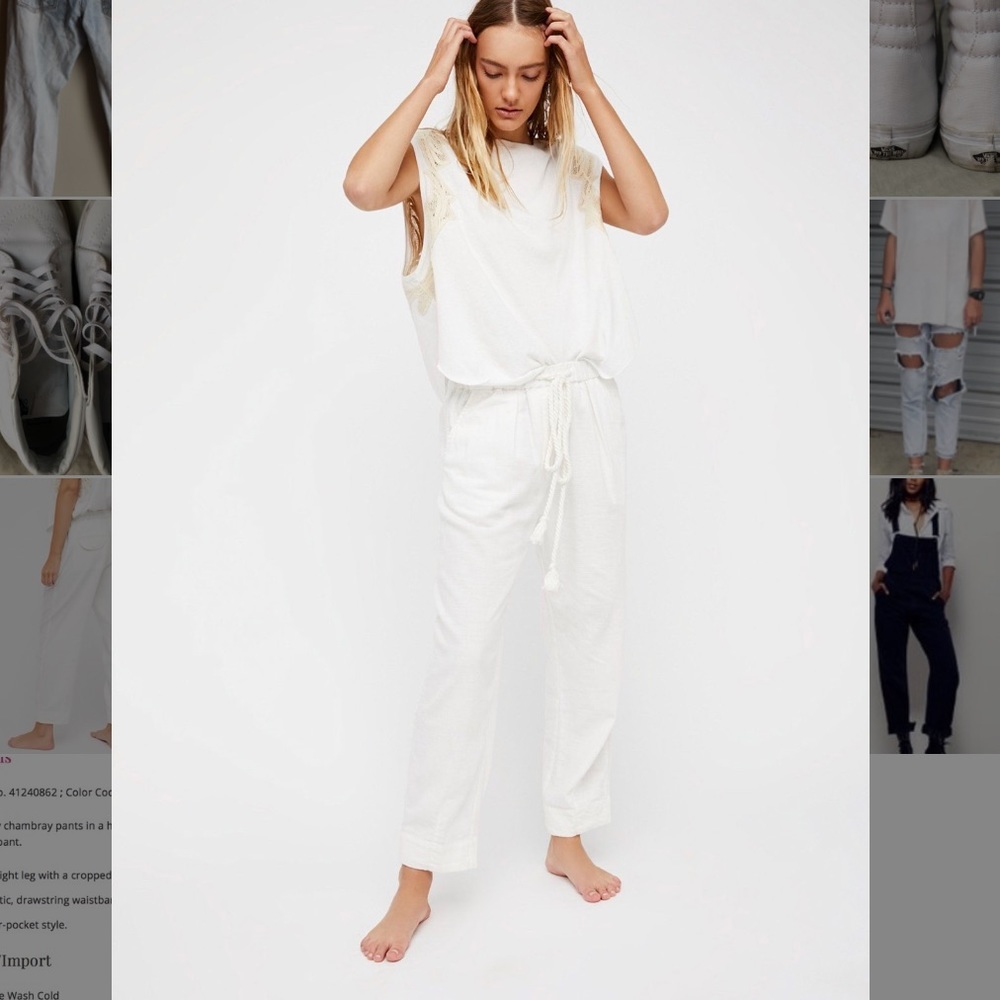 FP Chambray Pull-On Pants